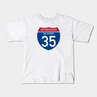 Interstate 35 - Oklahoma Kids T-Shirt